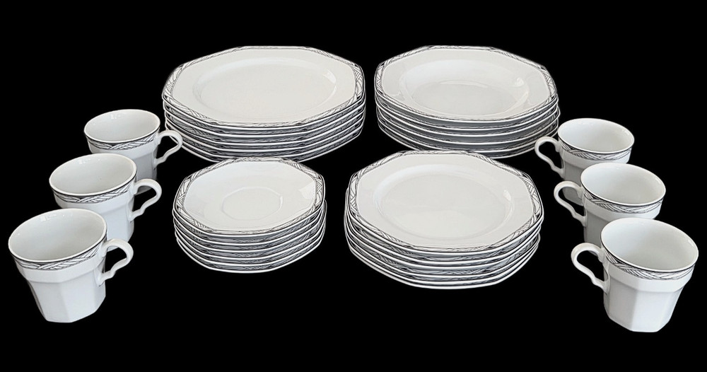Studio Nova SYNTHESIS Y0031 30 Piece Dinnerware Set Service For 6
