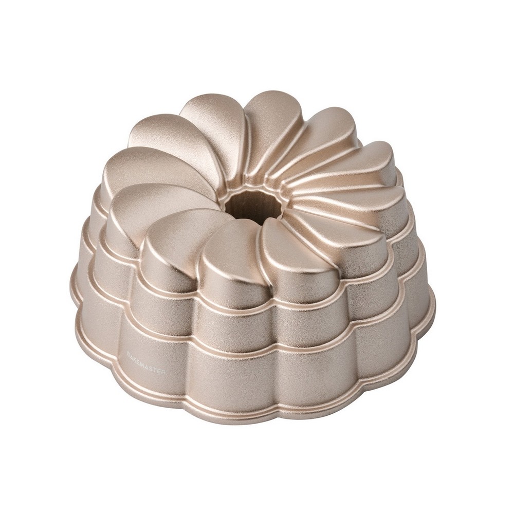 Bakemaster Petal Fluted Ring Cake Pan 10x24cm