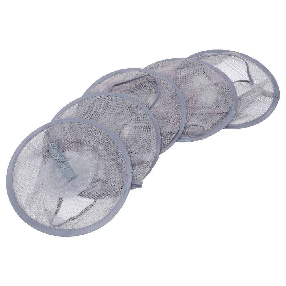 2pcs Foldable Fish Drying Net Folding Hanging Mesh Dryer Foldable 4-compartment