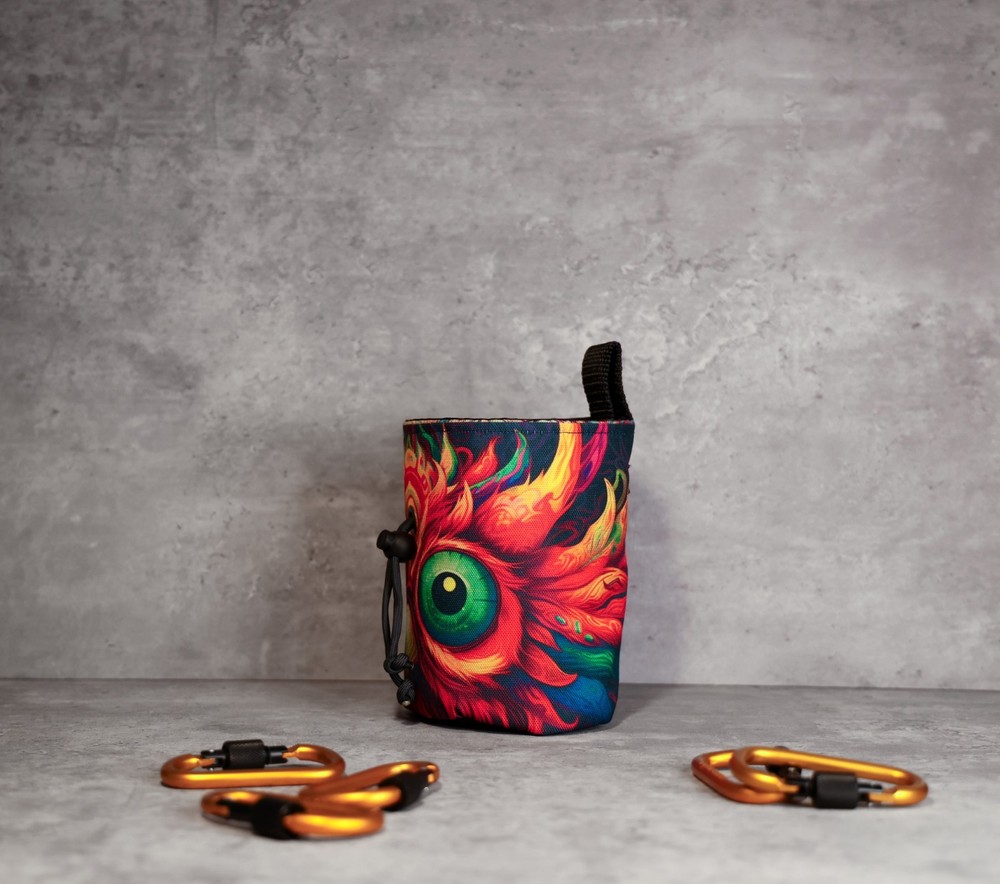 Fire Owl Chalk Bag | Ignite Your Climb