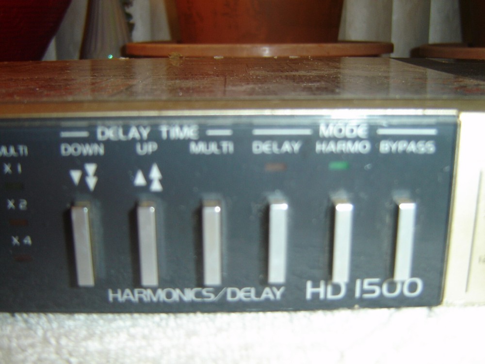 Ibanez HD1500, Harmonics, Delay, FX, Vintage Rack