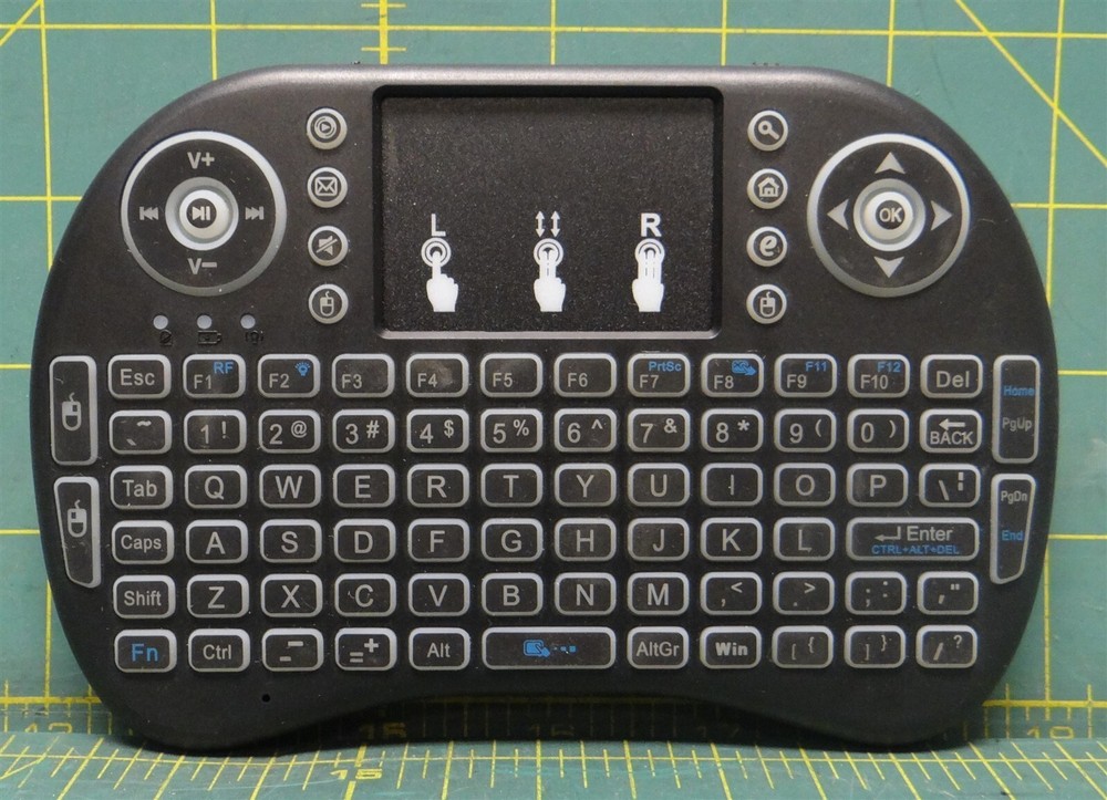 Wireless Mini Keyboard Remote Control Touchpad Mouse Combo Controller Backlit