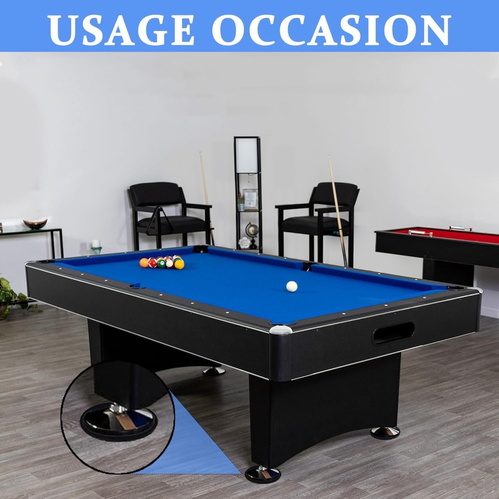 30 Pcs Billiard Pool Table Leg Shims, 3" Diameter Rubber Pool Table Leveling ...