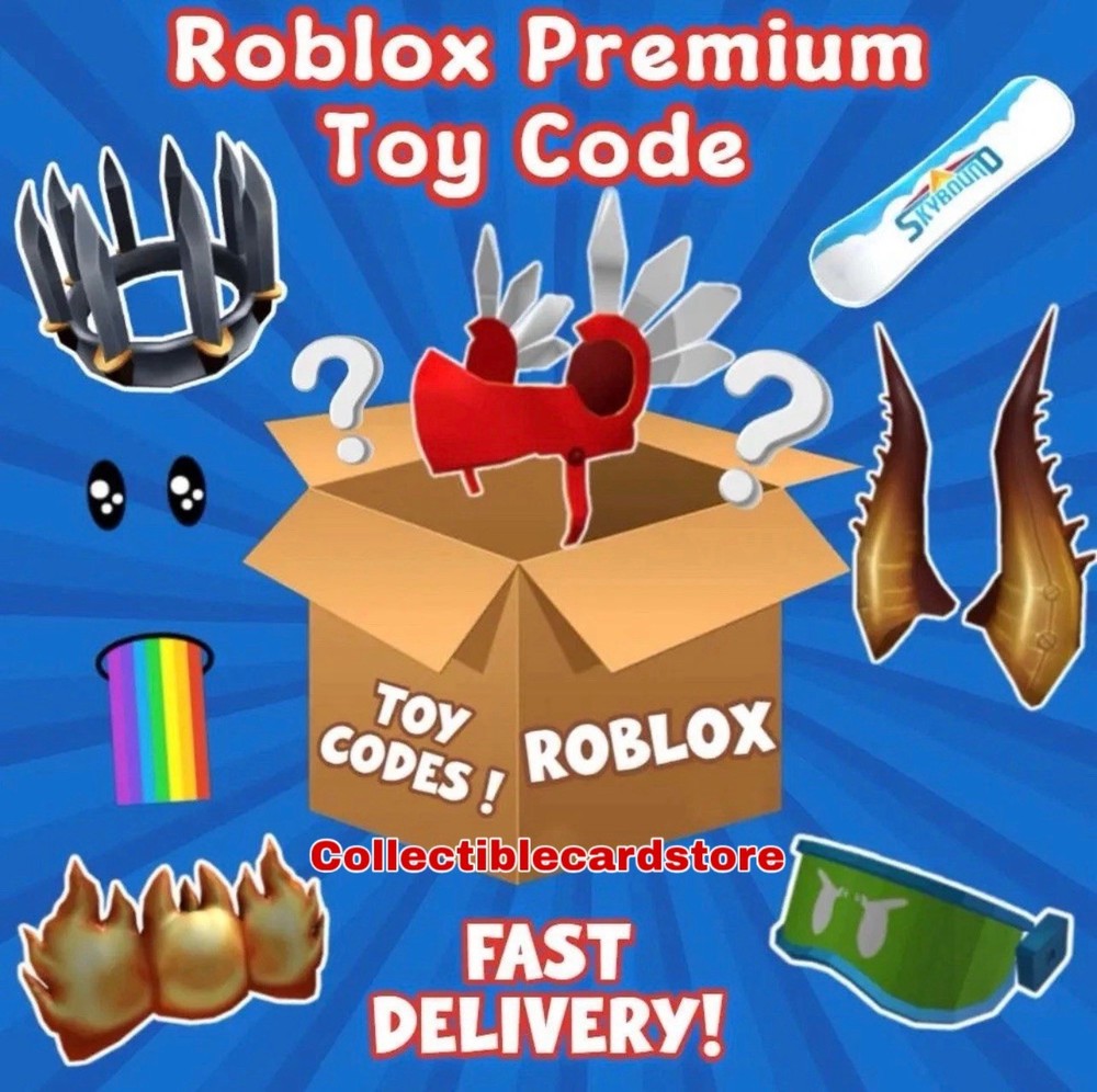 One ROBL0X PREMIUM RANDOM Toy Code Hat Faces Series 2-12  Sent Fast ⚡️Global