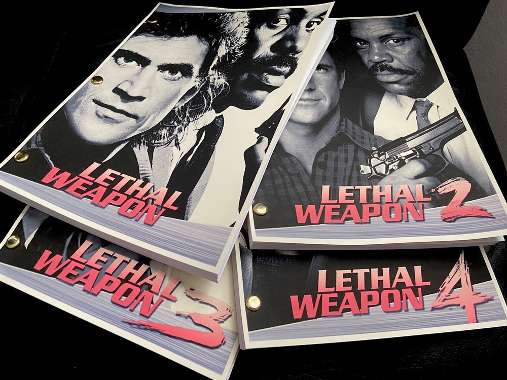 Warner Bros.™ THE LETHAL WEAPON LEGACY Rare Script SCREENPLAY SET Collection