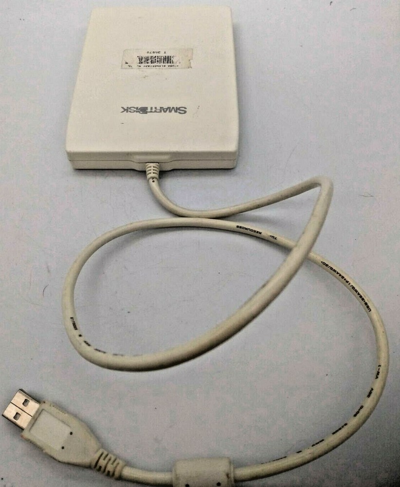 SMART DISK Model FDUSB-TM2 3.5" external Floppy Disk Drive Free shipping