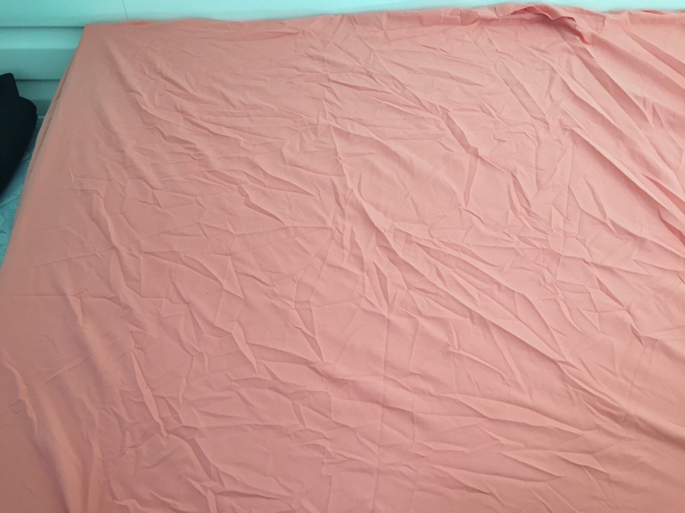 Room Essentials Sheet Fitted Twin Orange Polyester Fully Elasticized 2 Pockets