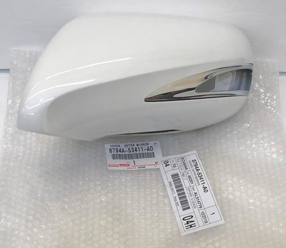LEXUS OEM DRIVERS SIDE OUTER MIRROR COVER 2009-2013 IS250 IS350 (077 PAINT CODE)