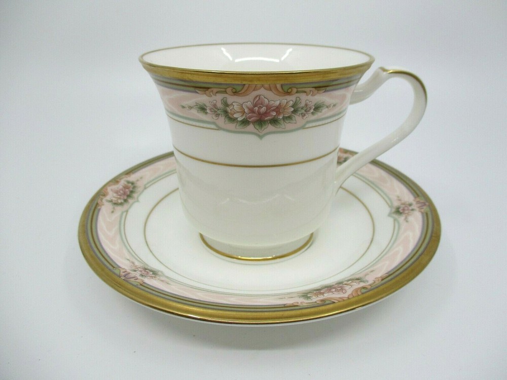 NORITAKE ROMANTICIZE CUP & SAUCER - 3 1/8"  0302I