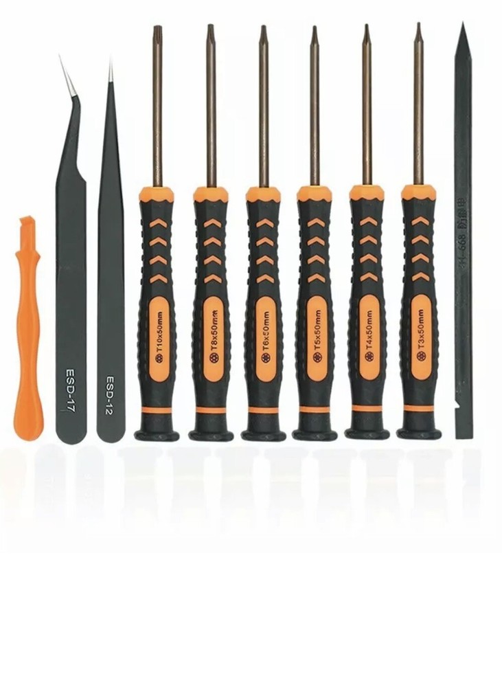 10 In 1 Torx Screwdriver Set Security Bit & ESD for Xbox PS4 Macbook Computer