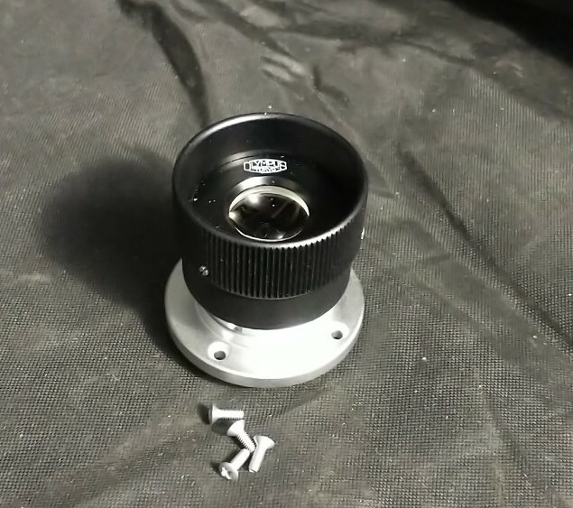 MICROSCOPE PART OLYMPUS WF10XMicro EYEPIECE OCULAR OPTICS Base and Screws