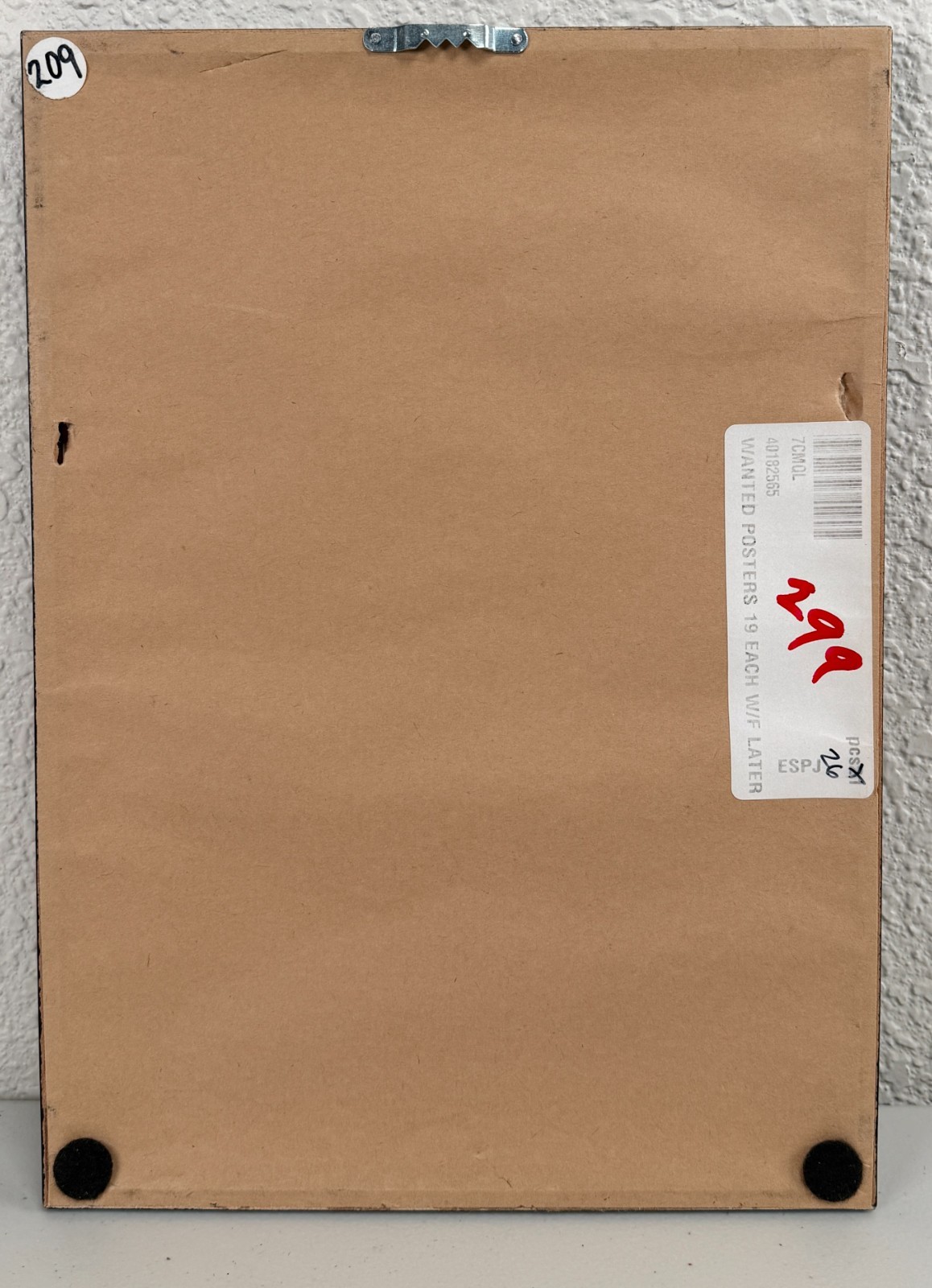 Antique Wells Fargo & Co Reward Wanted Poster Criminal Robber Western Outlaw #3