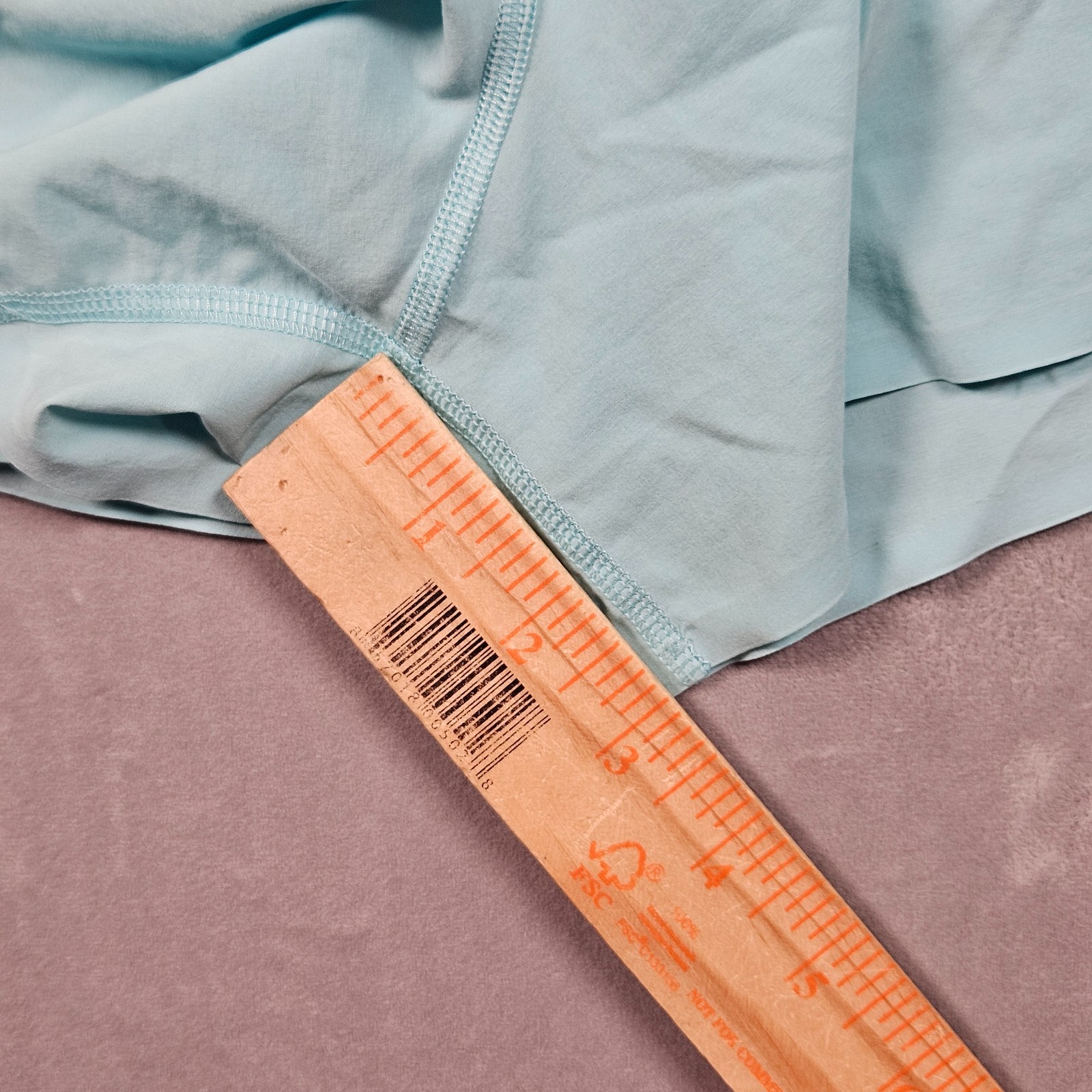 Lululemon Shorts Womens 14 Blue Fast and Free Reflective High Rise Classic Fit