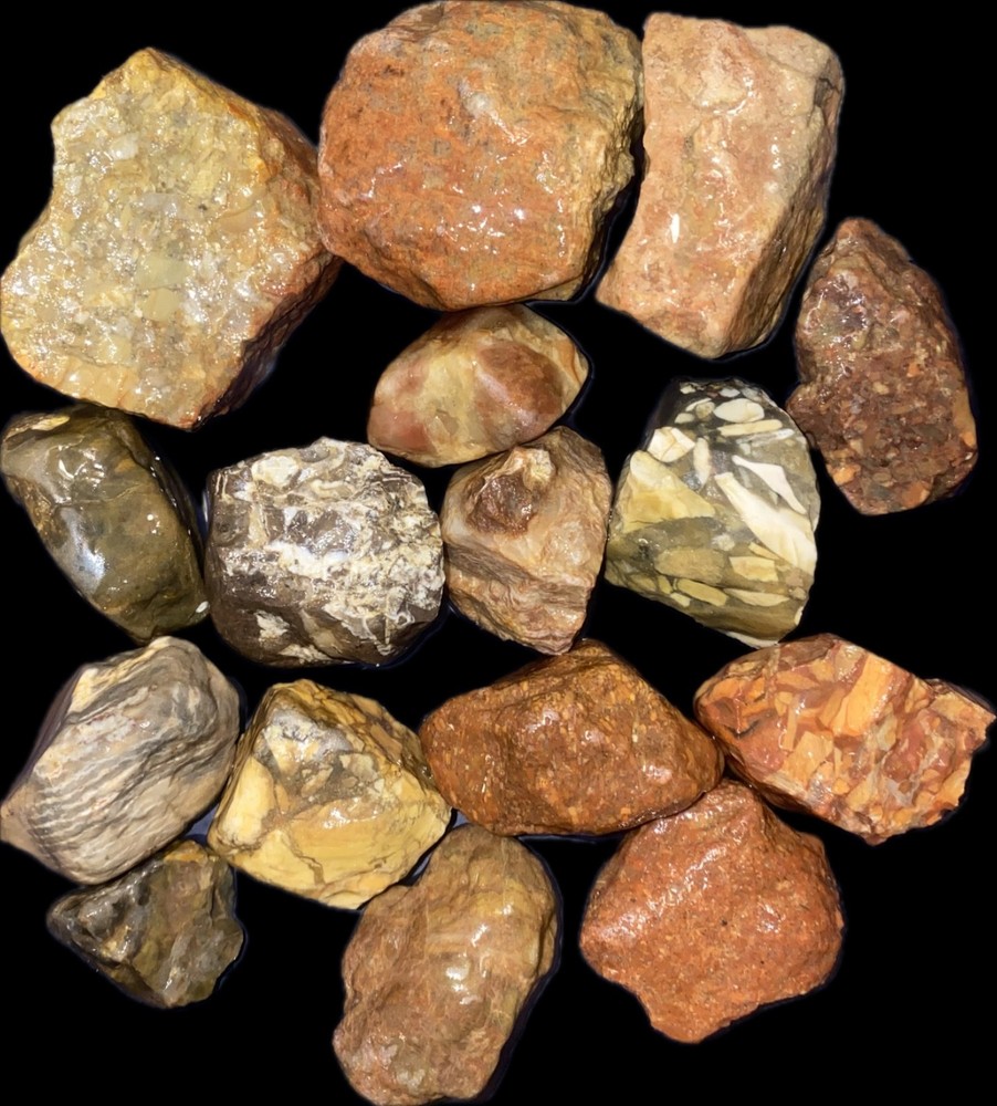 Agate Jasper Chert and MORE Rocks for Tumbling Bulk options