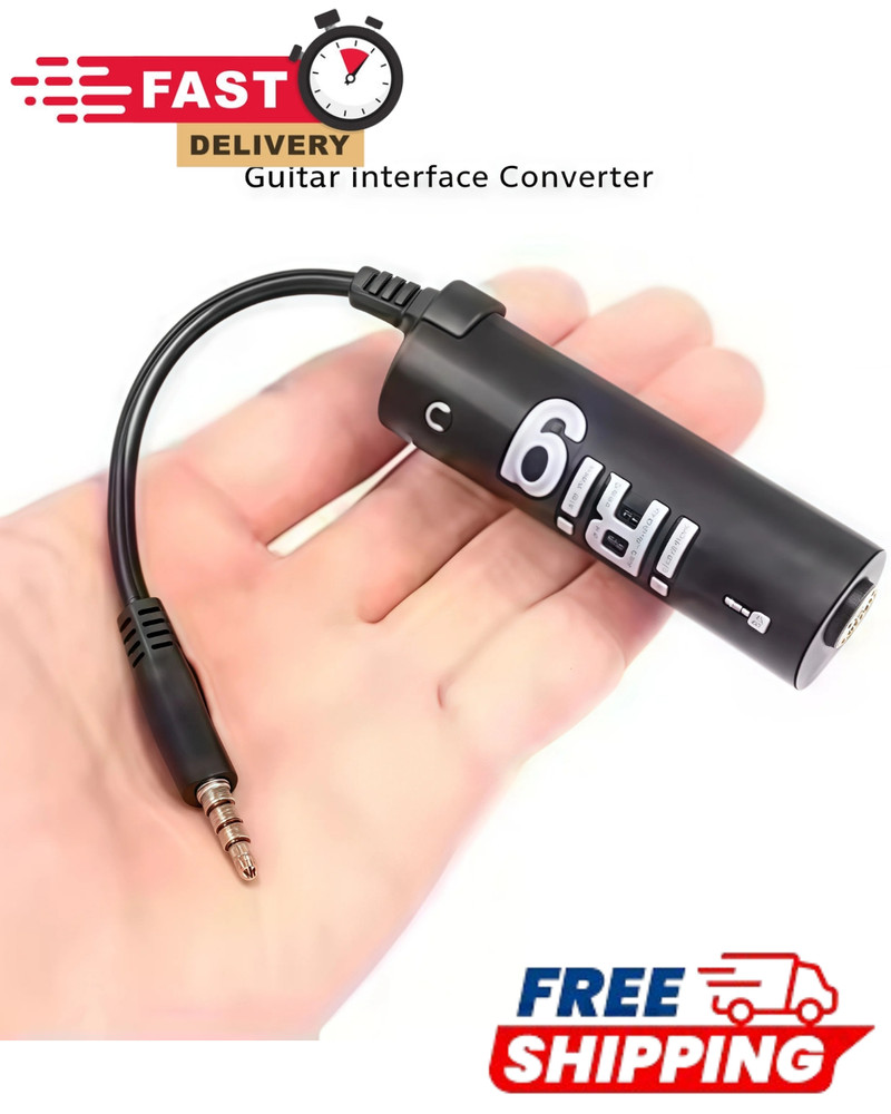 Guitar Interface Converter Replacement Guitar for Phone for A7Q68944