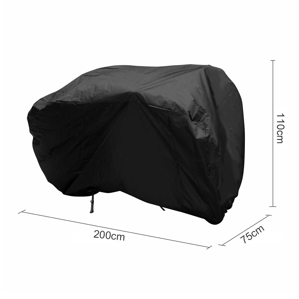 Bike Bicycle Waterproof Dust Cover Outdoor Protector For 2 Bikes Or 1 Motorbike