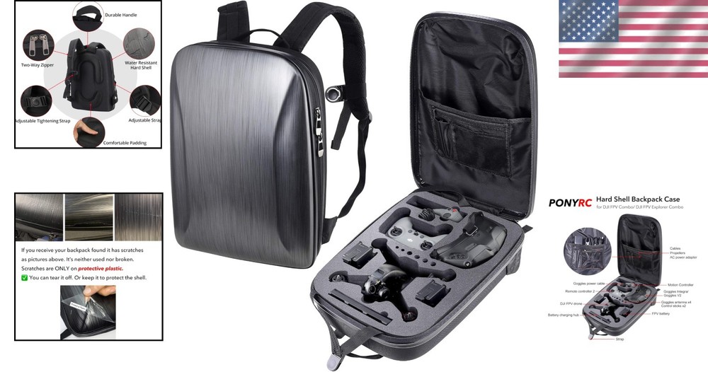 Waterproof Backpack Bag DJI FPV Combo