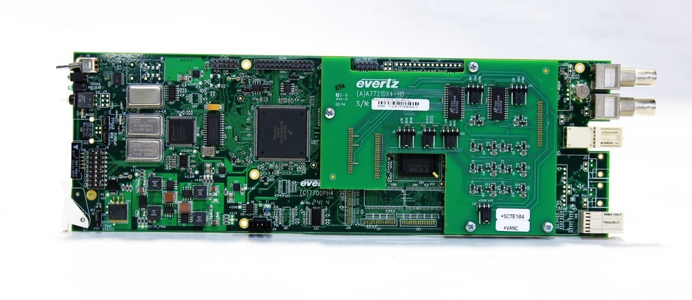 Evertz 7721DD4-HD HD/SD-SDI Quad Data De-embedder Card Module