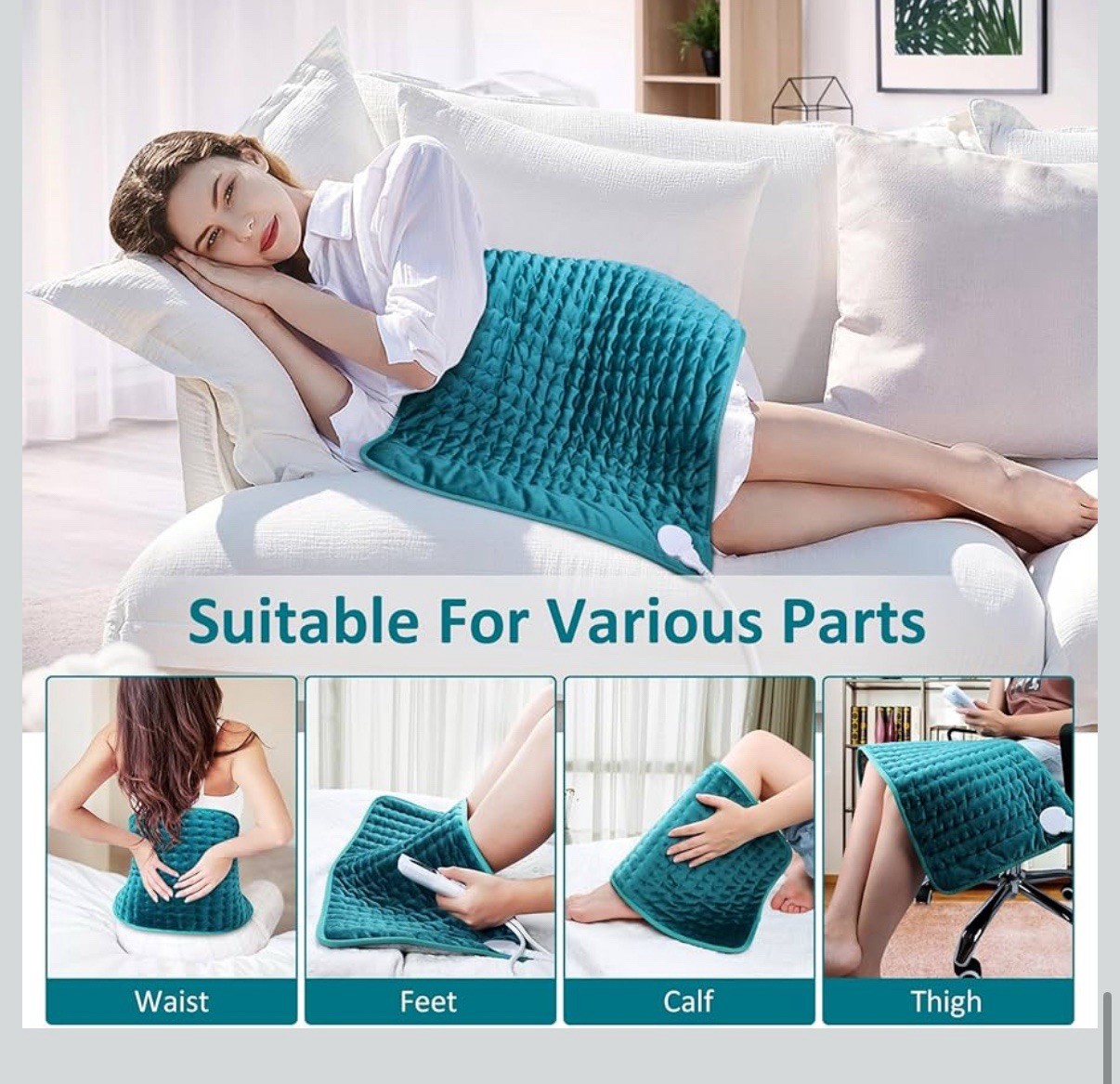 Electric Heating pad for Back/Shoulder/Neck/Knee