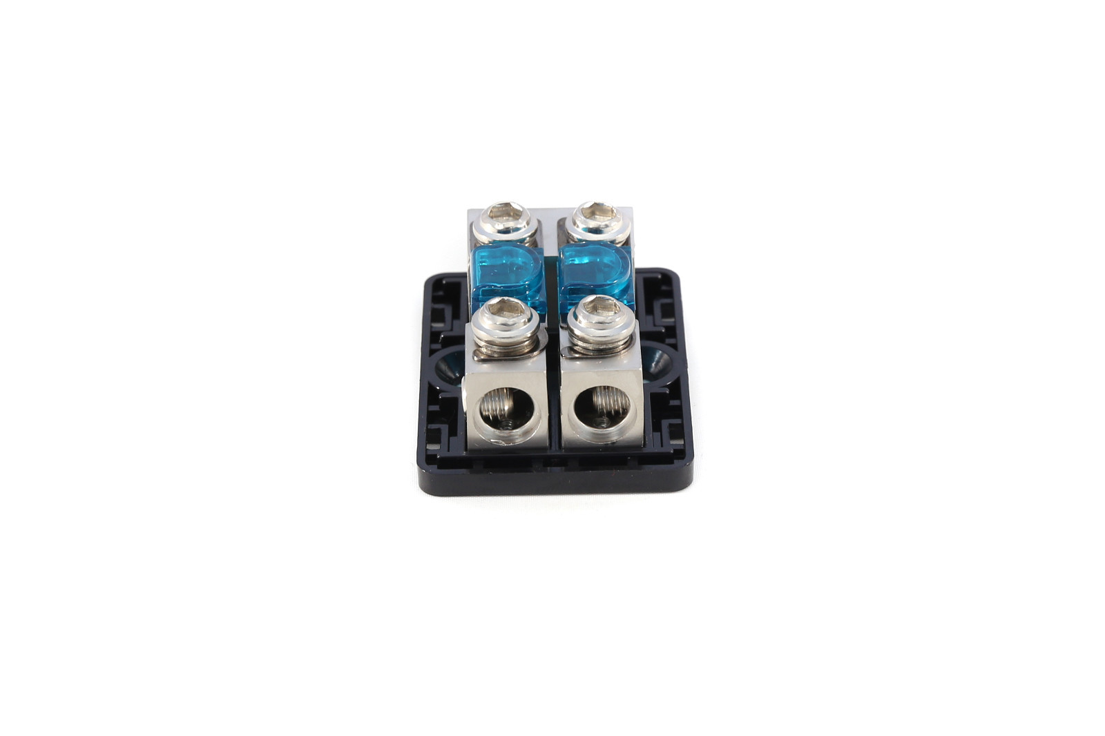 KnuKonceptz Bassik 2 Way 0 Gauge to 4 / 8 Gauge Mini ANL Fuse Block w Fuses