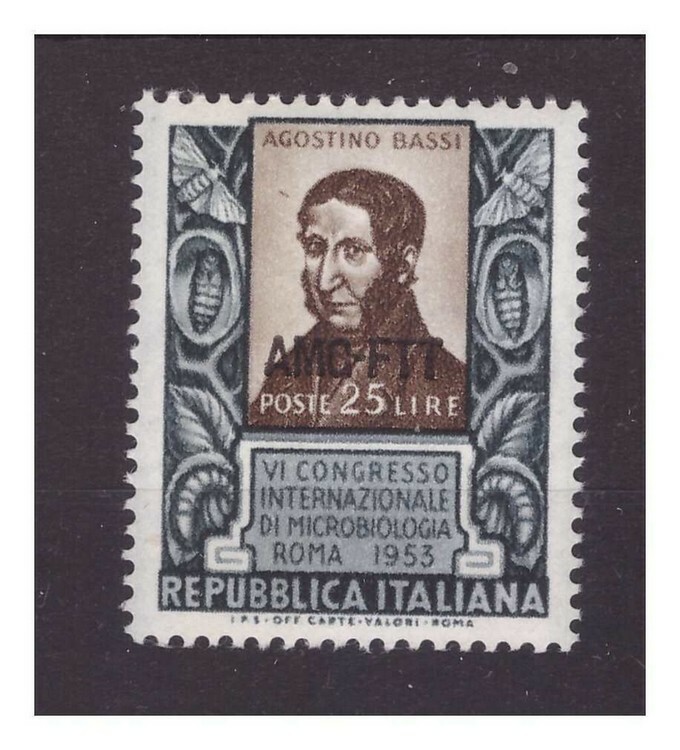 Trieste A - 1953 Microbiologia New MNH