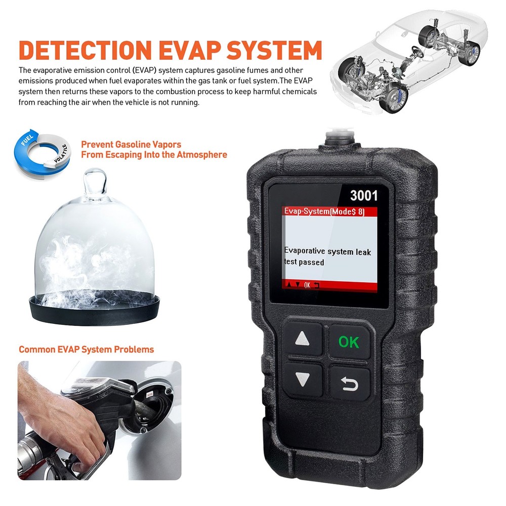 OBD Code Reader Automotive OBD2 Scanner Car Check Engine Fault Diagnostic Tool