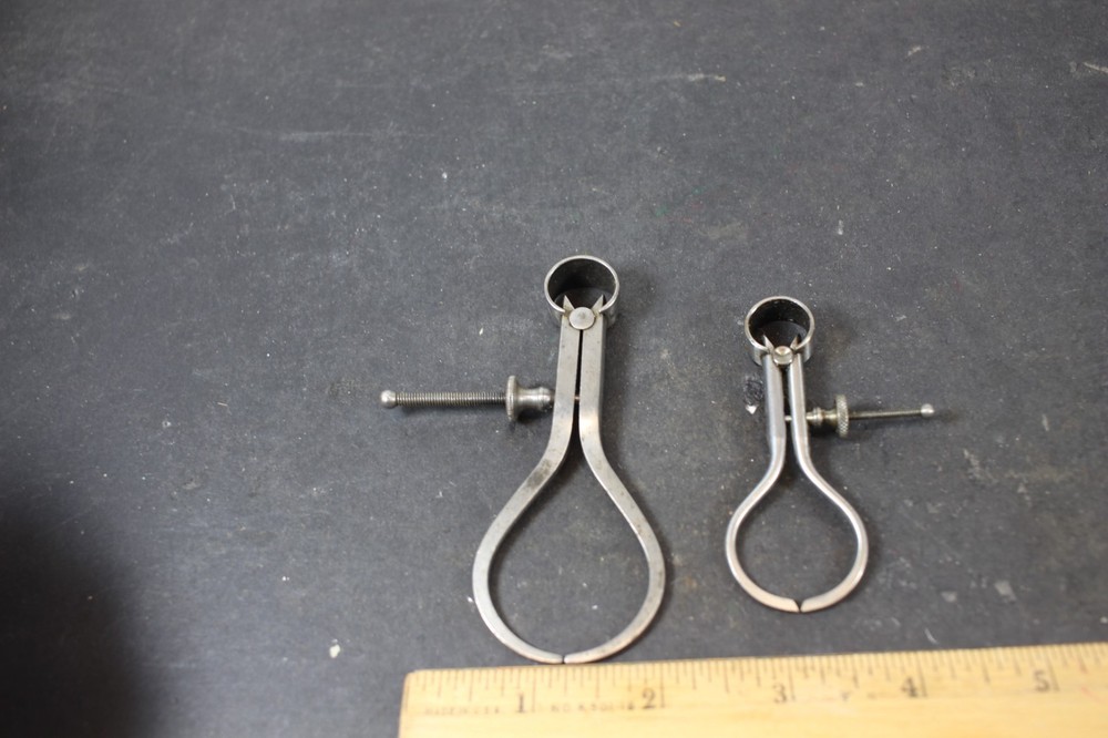 Two Small Starrett Outside Calipers