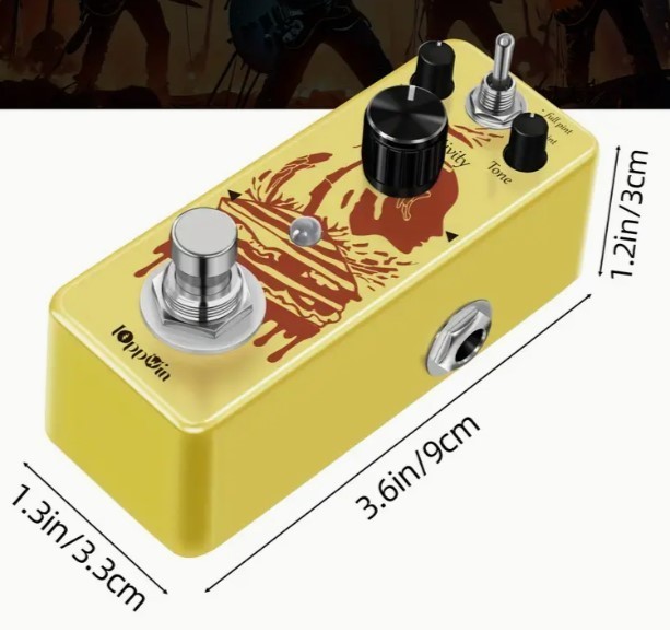 IOppwin Yellow Comp Optical Compressor Electric Guitar Effect Pedal True Bypass