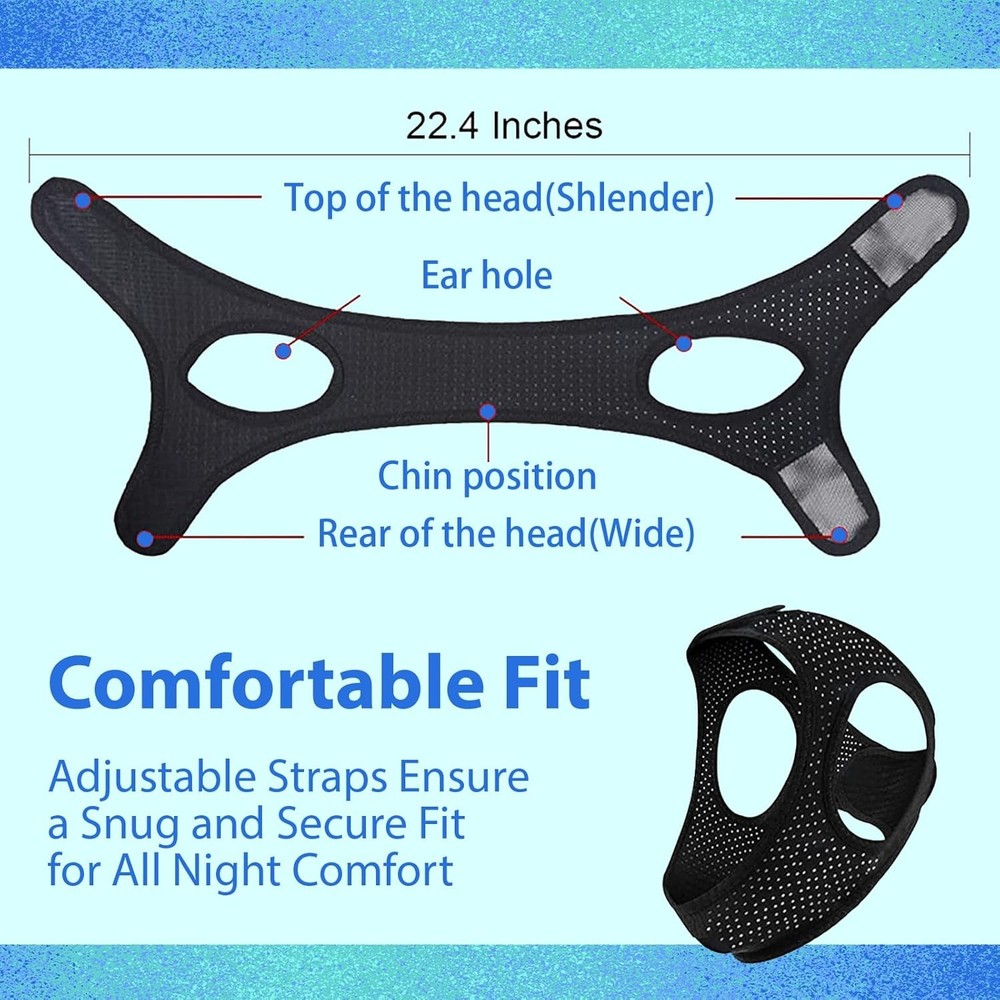 Adjustable Anti-Snoring Chin Strap