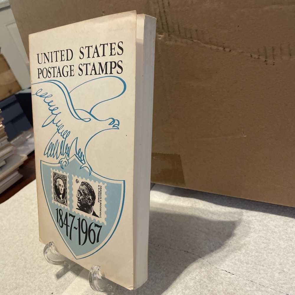 1847-1967 UNITED STATES POSTAGE STAMPS POST OFFICE POSTMASTER BOOK 276 PGS EX