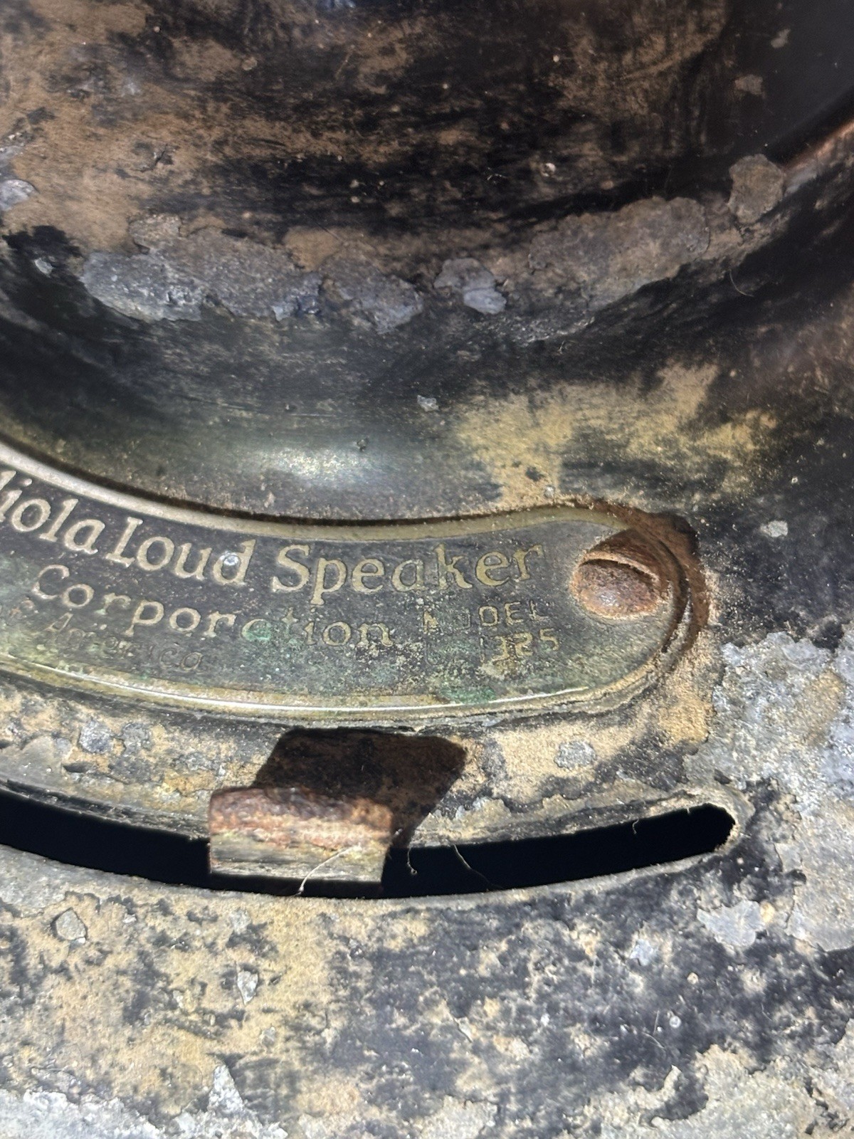 Vintage Radiola RCA Loud Speaker Model UZ-1325 – Untested – 25” Display only?