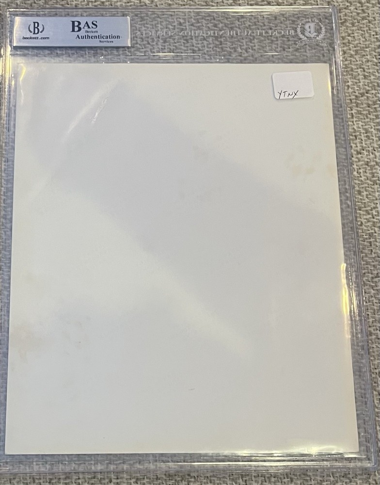 Ozzy Osbourne Signed & Inscribed B&W 8x10 Autograph Photo Beckett Gem