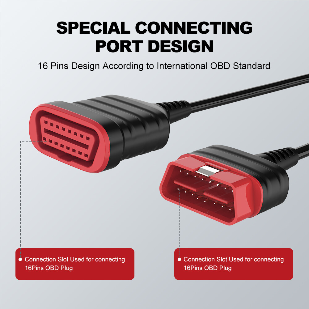 THINKCAR ThinkDiag OBDII Extension Cable Car OBD2 Cable EOBD Adapter 16 Pin