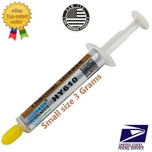 High Performance Gold Thermal Grease CPU Heatsink Compound Paste Syringe