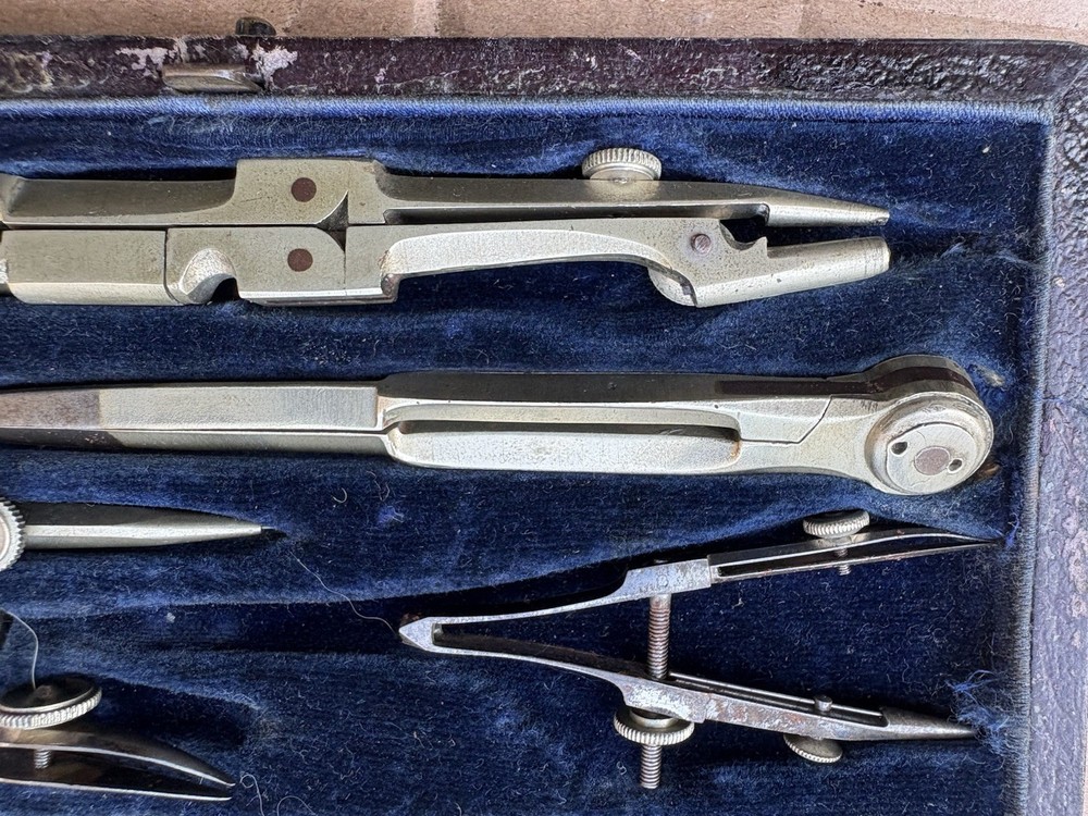 vintage technical drawing instruments