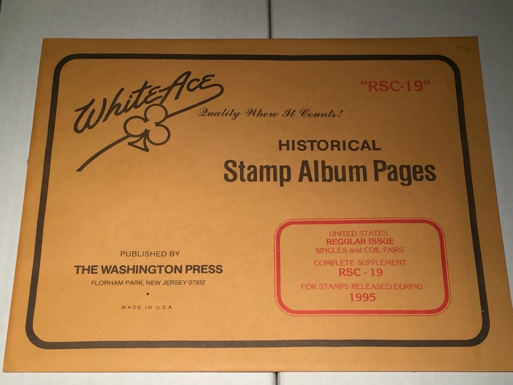 New Package White Ace Pages Regular Issues Complete 1995 RSC-19