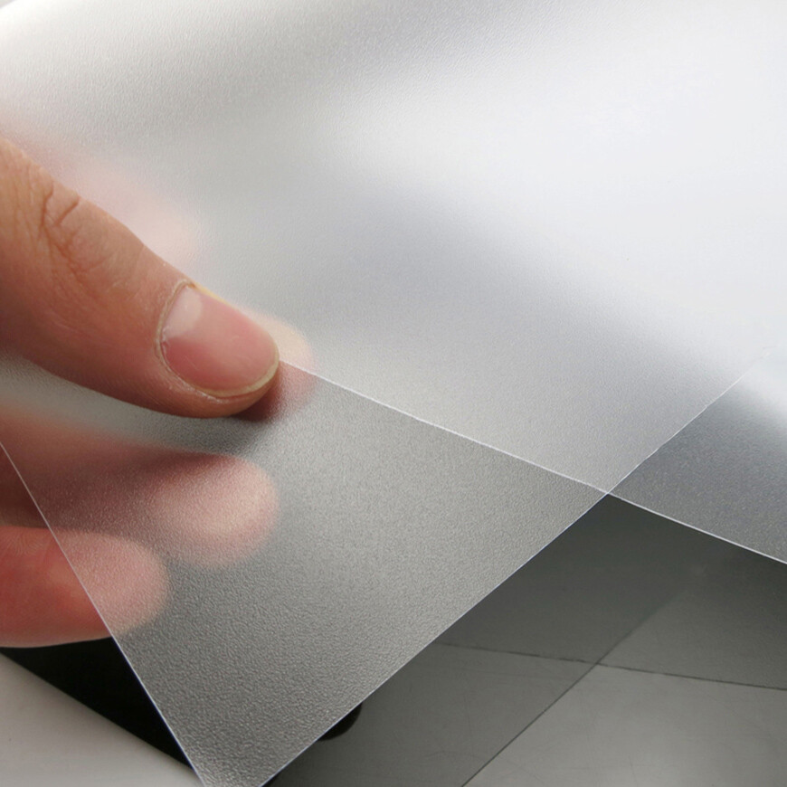 Frosted Translucent PVC Plastic Sheet Thin Clear 0.3mm-1mm thick Plastic Panel