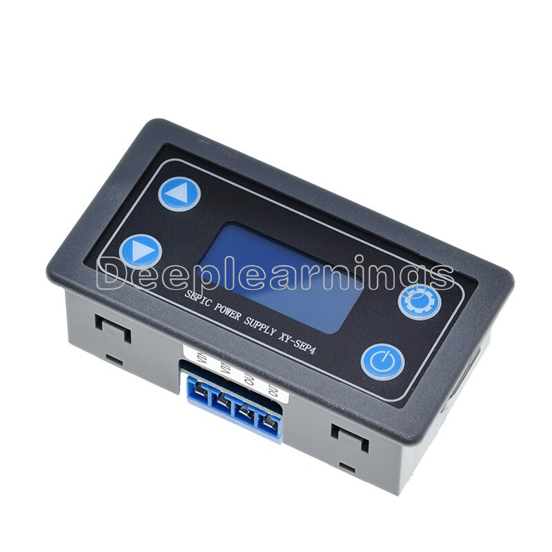 DC5.0-30V LCD Adjustable Auto DC-DC Buck Boost Power Supply Module Constant Volt