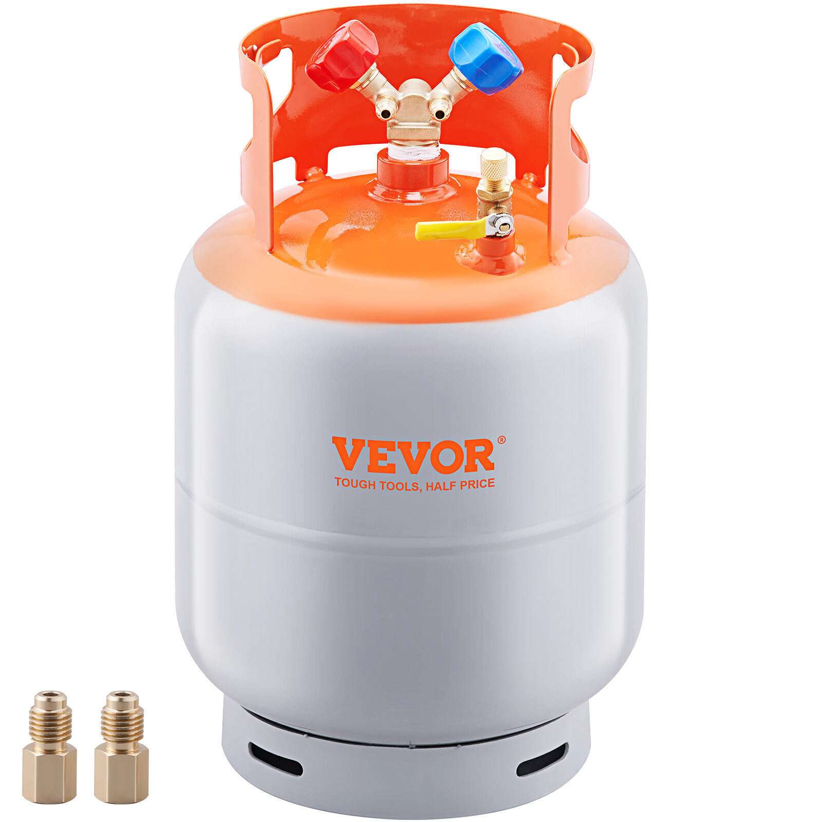 VEVOR Refrigerant Recovery Reclaim 30 LBS Cylinder Tank 400 PSI Liquid Y Valve