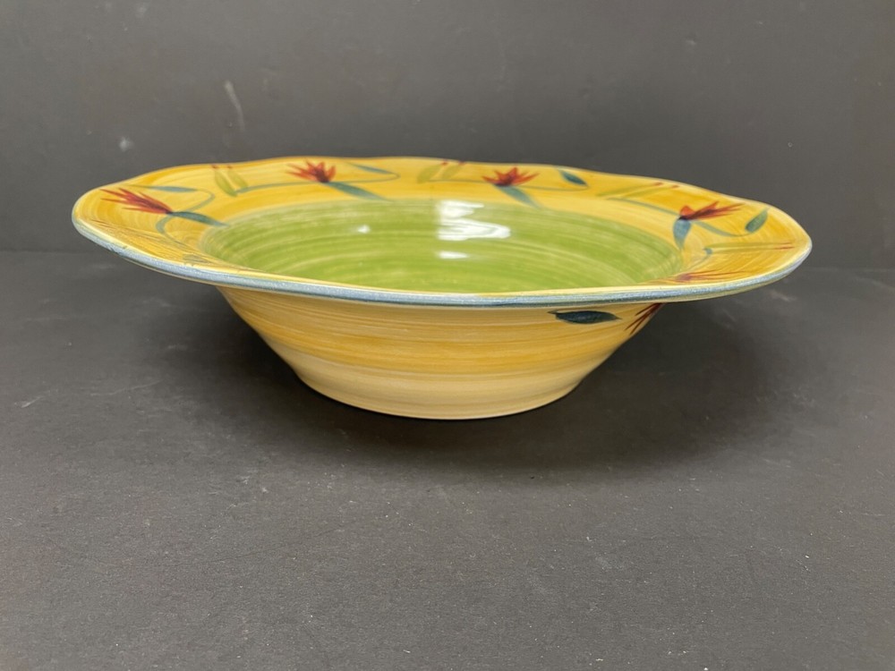 Pier 1 China Elizabeth Pattern 12" Serving Bowl
