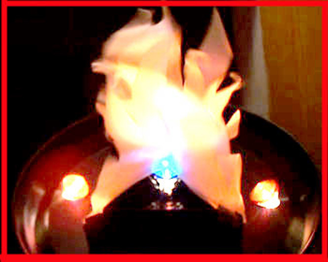 FLAME LIGHT SILK REPLACEMENT SET Visual Effects VULCAN V0-104, V0-103 fake fire