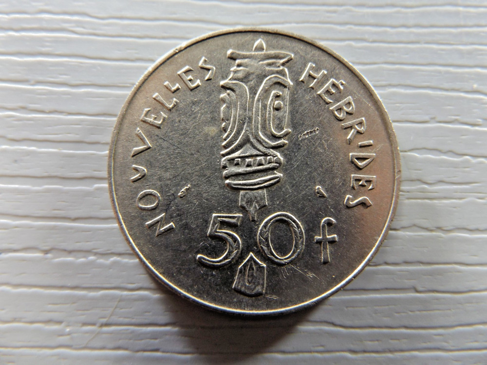 NEW HEBRIDES 1972 50 Francs