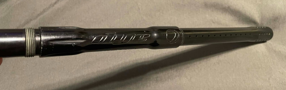 7'' DYE Paintball Barrel Tip & Barrel Back .692