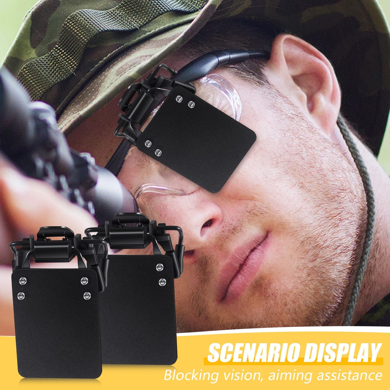 Shooting Glasses Patch International Standard Eye Protector for Sports 2Pk