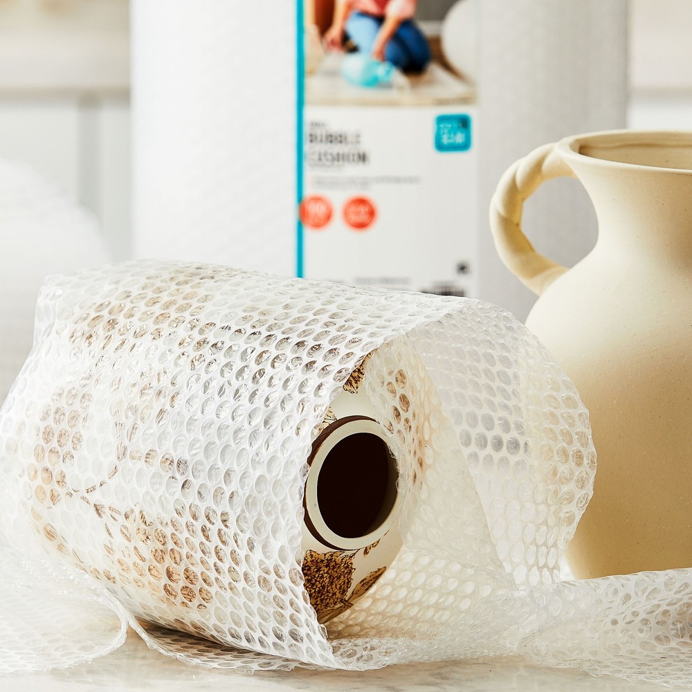 12" X 100' 3/16" Bubble Wrap Roll, Small Bubbles