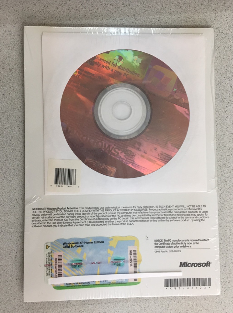 Windows XP Home SP3 Full Install CD