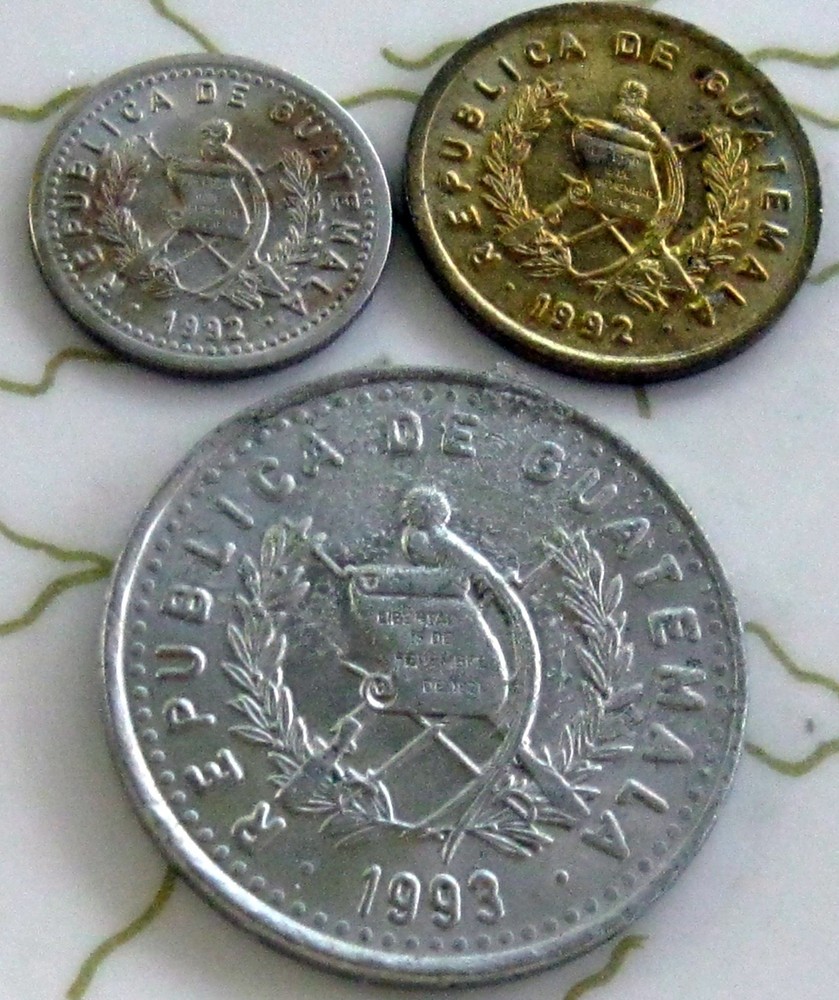 3COINS GUATEMALA UNC "D''