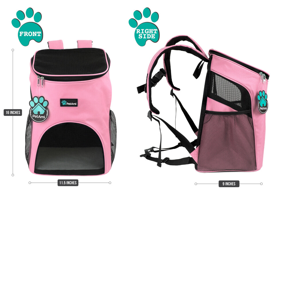 Pet Cat Dog Puppy Carrier Travel Backpack Bag for Travel Breathable Mesh Comfort