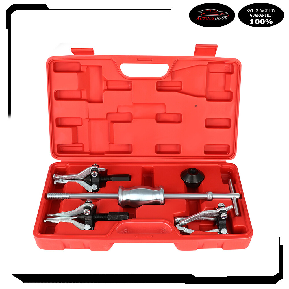 3 Jaw Gear bearing Slide Hammer Puller Set Internal  External Puller tool kits