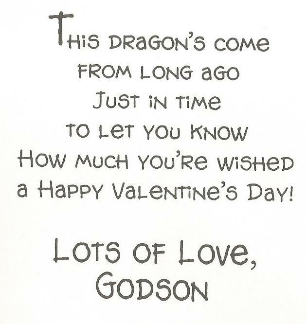 For a Dear Godson (V)